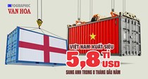 Anh chi 6,5 tỉ USD mua hàng Việt, chỉ xuất khẩu 686 triệu USD sang Việt Nam