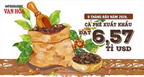 Xuất khẩu cà phê tăng lượng, giá bình quân giảm gần 20%