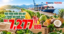 Xuất khẩu rau quả giảm 17,8%, Trung Quốc chiếm gần 65%