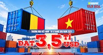 Việt Nam xuất siêu hơn 2,6 tỉ USD sang Bỉ sau 9 tháng