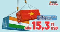 Hơn 3 tỉ USD xuất siêu sang Ấn Độ: Điện thoại dẫn đầu hàng Việt