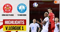 Highlight CA TP.HCM vs Nam Định: Bỏ lỡ ngôi đầu bảng