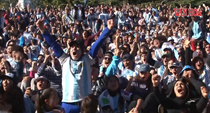 CĐV Argentina vỡ òa sau màn ngược dòng trước Ai Cập