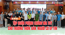 (Emagazine) Bộ VHTTDL: Tập huấn phòng chống ma tuý cho trưởng thôn, bản, người có uy tín