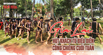 (Infographic) Gia Lai hút khách từ biểu diễn cồng chiêng cuối tuần   