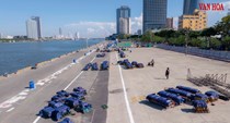 Trận địa pháo hoa trước giờ khai hỏa DIFF 2026