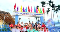 Từ đồi cỏ đến điểm trường khang trang của học trò Tắk Pổ