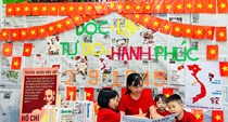 Lan tỏa tình yêu nước qua hình ảnh lá cờ Tổ quốc