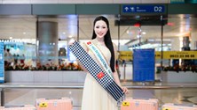 Hoa hậu Kiều Duy sang Nhật Bản thi Miss International 2025