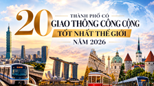 20 thành phố có giao thông công cộng tốt nhất thế giới năm 2026