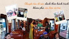 Chuyến tàu di sản đánh thức hành trình khám phá văn hóa xứ trà