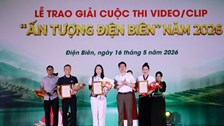 Trao giải Cuộc thi Video/clip “Ấn tượng Điện Biên” năm 2026