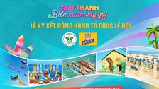 Ký kết đồng hành tổ chức Lễ hội biển Tam Thanh 2026