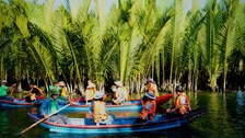 Đoàn công tác tỉnh Attapeu tham quan mô hình du lịch cộng đồng tại Quảng Ngãi 