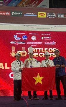 Đội tuyển đầu bếp Hà Nội giành Huy chương Vàng cuộc thi nấu ăn quốc tế