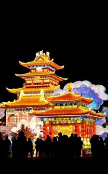 Không gian di sản bừng sáng tại Công viên Viên Minh Nguyên