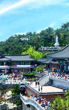 Ngôi chùa bên biển và câu chuyện phía sau những khung hình “triệu like”