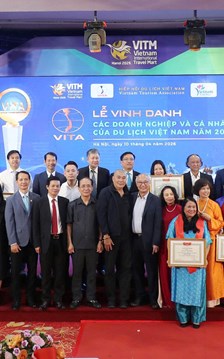 Hiệp hội Du lịch Việt Nam vinh danh 221 tập thể, cá nhân tiêu biểu năm 2025