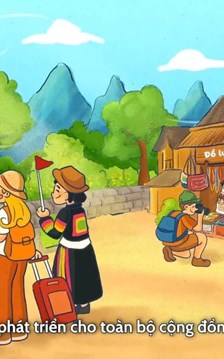 Đưa 9 nhóm tiêu chí du lịch cộng đồng vào đời sống qua phim hoạt hình
