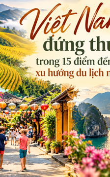 Việt Nam đứng thứ 4 trong 15 điểm đến dẫn đầu xu hướng du lịch mùa thu 2026 