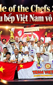 Battle of the Chefs 2026: Đội tuyển đầu bếp Việt Nam vô địch toàn đoàn
