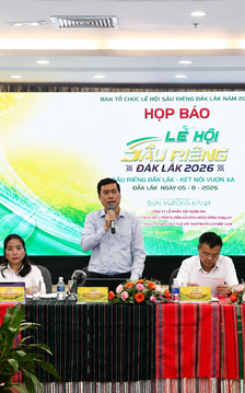 Đắk Lắk kỳ vọng thu hút 300.000 lượt khách tại Lễ hội Sầu riêng năm 2026