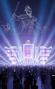 Sun Group tài trợ Hà Nam (Ninh Bình) bắn pháo hoa chào đón năm mới 2026