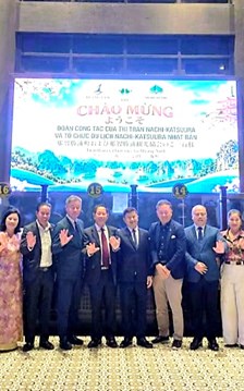 Hiệp hội Du lịch Quảng Ninh kết nối với Tổ chức Du lịch Nachi-Katsuura (Nhật Bản)