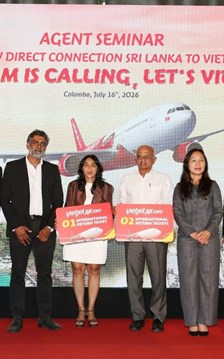 Chào mừng đường bay thẳng TP. Hồ Chí Minh  – Colombo  