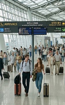 Sân bay Incheon dẫn đầu thế giới về lượng hành khách quốc tế