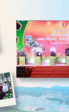 Hội chợ OCOP mở không gian quảng bá du lịch Thái Nguyên