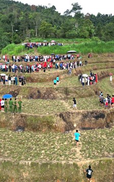 Độc đáo cuộc đua vượt dốc giữa danh thắng ruộng bậc thang ở vùng cao Tuyên Quang
