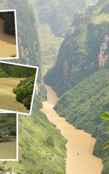 Sông Nho Quế mùa mưa giữa “Thung lũng kiến tạo độc nhất vô nhị” Việt Nam