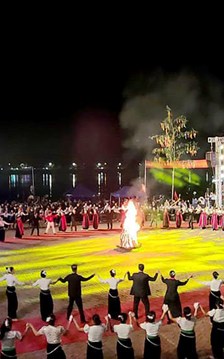 10 nghìn người sẽ xác lập kỷ lục “Vòng xòe đoàn kết bên dòng Đà Giang” 