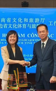 Điện Biên tăng cường hợp tác văn hóa, du lịch với tỉnh Vân Nam (Trung Quốc)