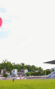 “Cơ hội vàng” ngắm lòng chảo Điện Biên từ trên cao bằng khinh khí cầu