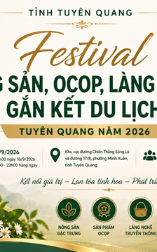 Tuyên Quang đưa nông sản, OCOP đến gần người tiêu dùng và du khách