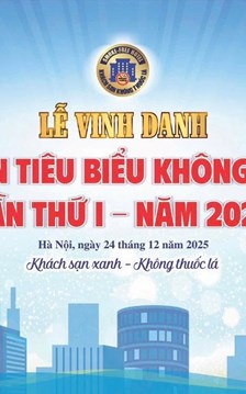 Chiều nay, tổ chức Lễ vinh danh “Khách sạn tiêu biểu không thuốc lá”, lần thứ I - năm 2025