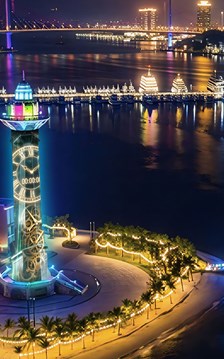 3D Mapping “Long Vân Khánh Hội” tái hiện vịnh kỳ quan trên Ngọn Hải Đăng sáng nhất Việt Nam