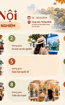 9 không gian trải nghiệm tạo nên mùa thu Hà Nội 2026 khác biệt