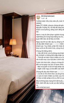 Khách sạn tại Hà Nội bị tố phát tán thông tin riêng tư của nghệ sĩ, thái độ xử lí khi bị phản ánh gây tranh cãi