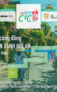 Khởi động Tuần lễ “Ta đi xe đạp” 2026 với hành trình di sản xanh tại Hội An