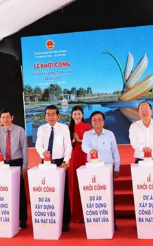 Cà Mau xây dựng Công viên Ba hạt lúa với kinh phí hơn 21 tỉ đồng
