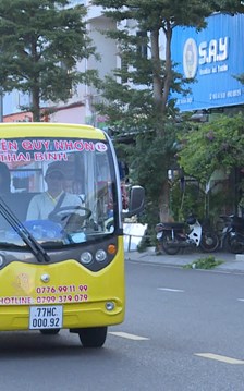 Đảm bảo an toàn xe điện phục vụ du lịch tại Quy Nhơn