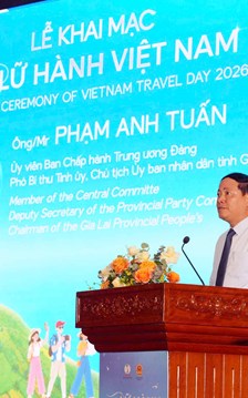 Chủ tịch tỉnh Gia Lai cảm ơn các đơn vị đồng hành cùng Ngày Lữ hành 2026