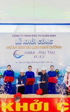 Gia Lai khởi công dự án khu du lịch nghỉ dưỡng kết hợp sinh thái biển HaRa – Phu Thu Bay