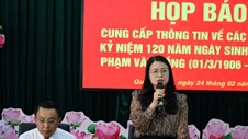 Tôn vinh nhà lãnh đạo kiên trung, nhà văn hóa lớn của dân tộc