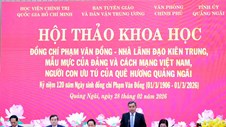 Thủ tướng Phạm Văn Đồng – Cốt cách lớn của một nhà lãnh đạo, chiều sâu của một nhà văn hóa