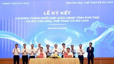 Bộ VHTTDL ký kết hợp tác với Phú Thọ: Lấy dữ liệu làm nền tảng quản trị du lịch