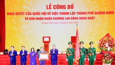 Tổng Bí thư, Chủ tịch nước Tô Lâm dự Lễ công bố tỉnh Quảng Ninh lên thành phố